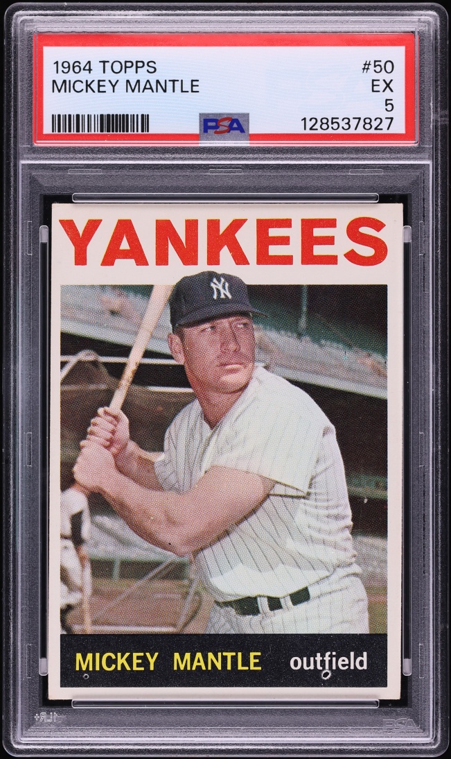 1964 Topps Mickey Mantle #50 PSA 5 EX