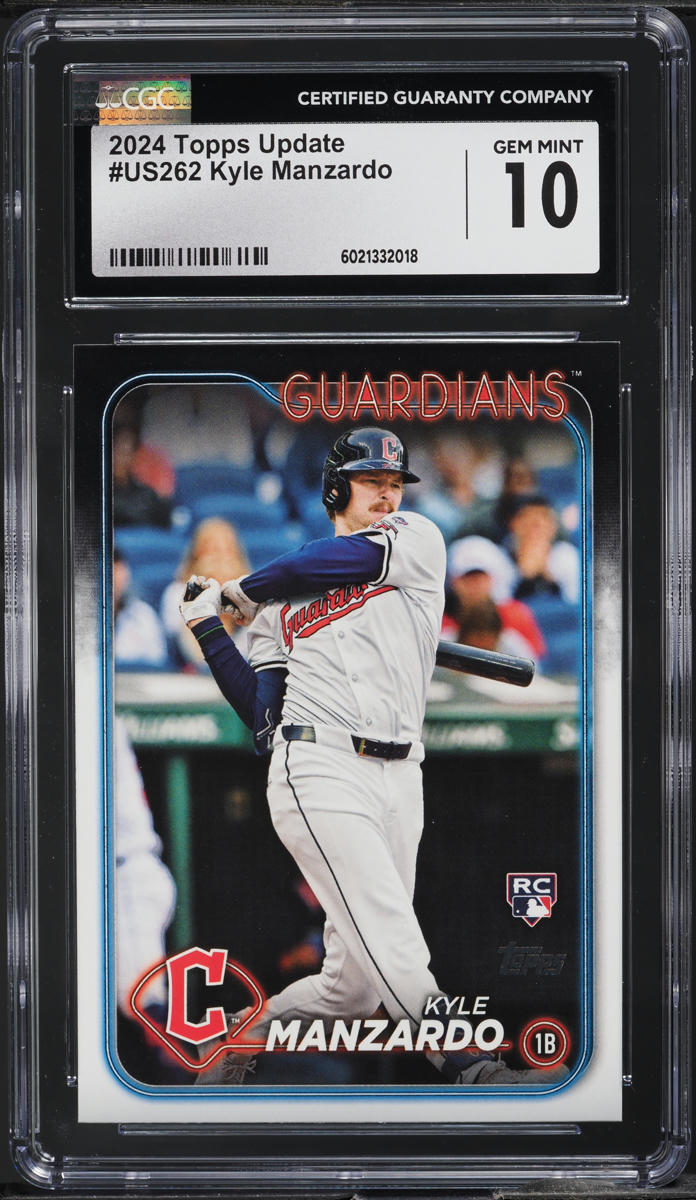 2024 Topps Update Kyle Manzardo ROOKIE #US262 CGC 10 GEM MINT