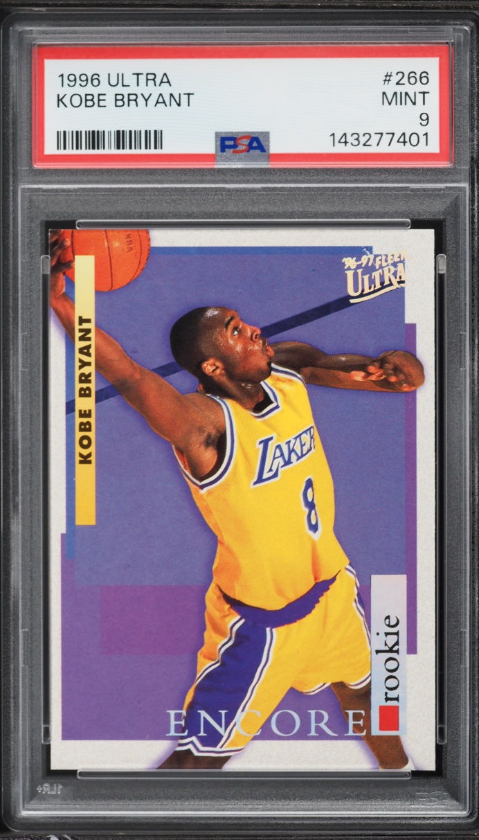 1996 Ultra Basketball Kobe Bryant ROOKIE #266 PSA 9 MINT
