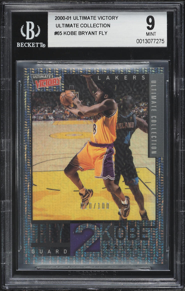 2000 Ultimate Victory Ultimate Collection Kobe Bryant /100 #65 BGS 9 MINT