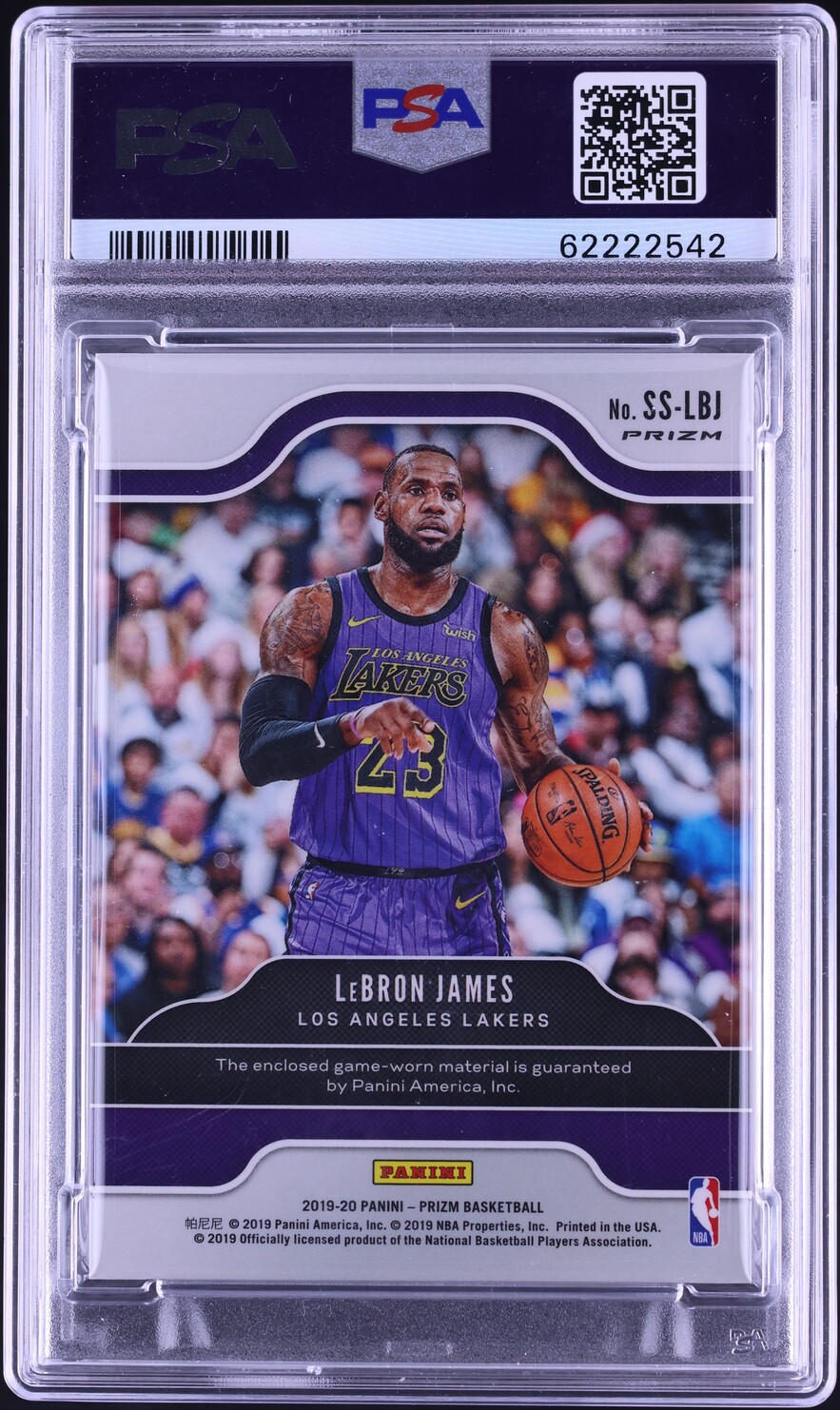 2019 Panini Prizm Sensational Orange Ice LeBron James PATCH