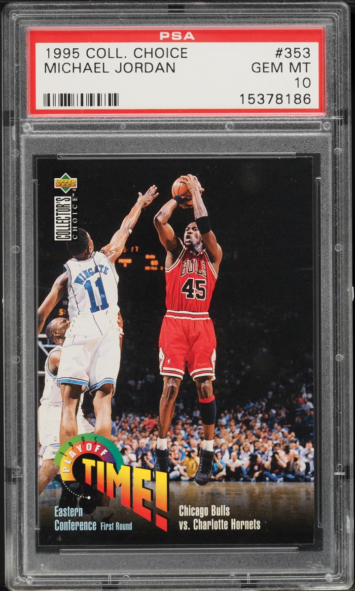 1995 Collector's Choice Michael Jordan #353 PSA 10 GEM MINT