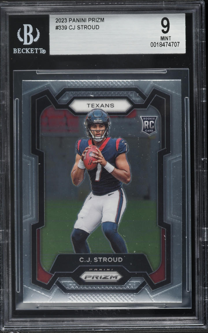 2023 Panini Prizm C.J. Stroud ROOKIE #339 BGS 9 MINT