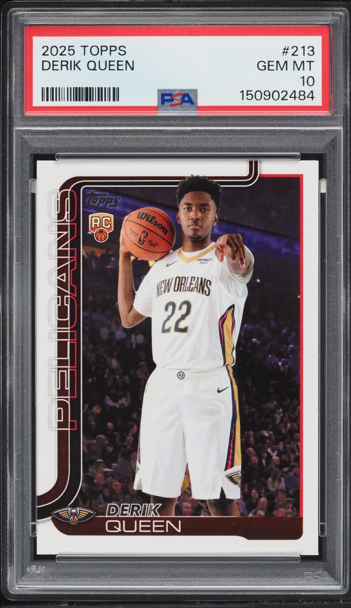 2025 Topps Basketball Derik Queen ROOKIE #213 PSA 10 GEM MINT