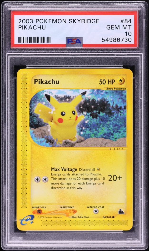 2003 Pokemon Skyridge Pikachu #84 PSA 10 GEM MINT