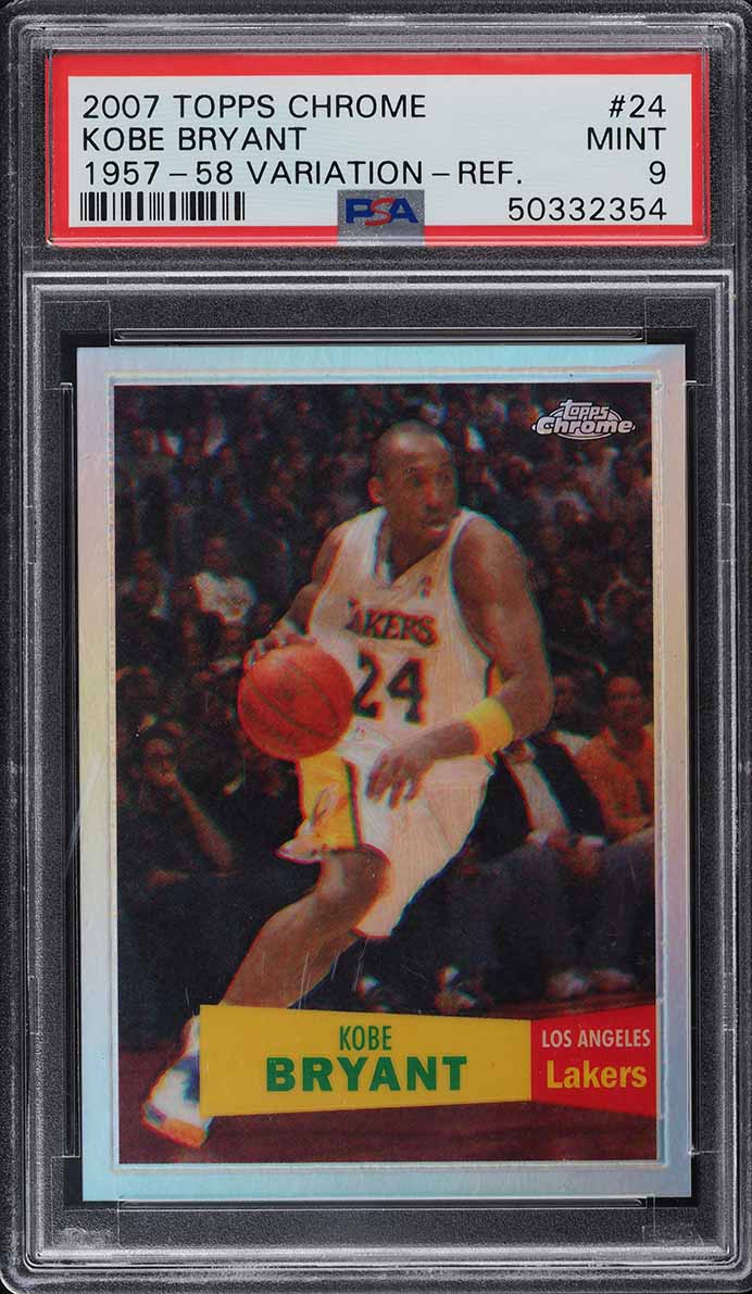 その他 NBA 08-09 topps chrome Kobe Bryant 2008 Topps Chrome Kobe Bryant Gold Refractor | PSA CardFacts®