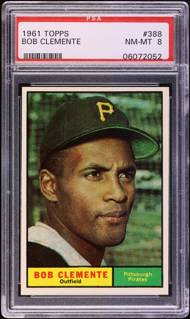 1961 Topps Roberto Clemente #388 PSA 8 NM-MT
