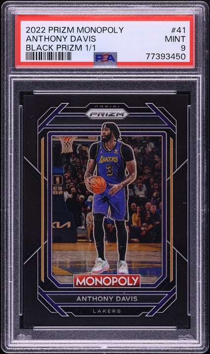 2022 Select Concourse Red Wave Prizm Anthony Davis #17 SGC