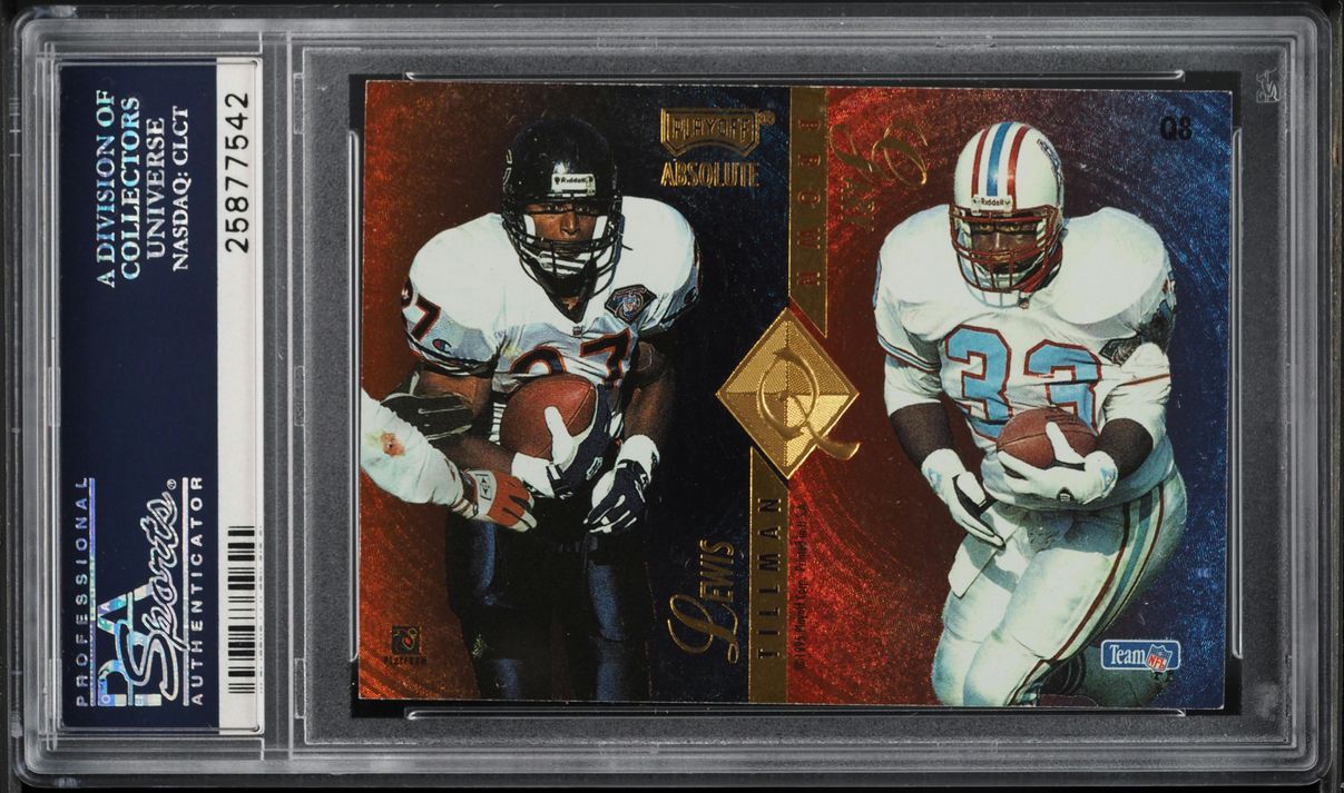 1995 Playoff Absolute Quads Tillman Brown Hearst Jerome Bettis #Q8 PSA 8 NM-MT