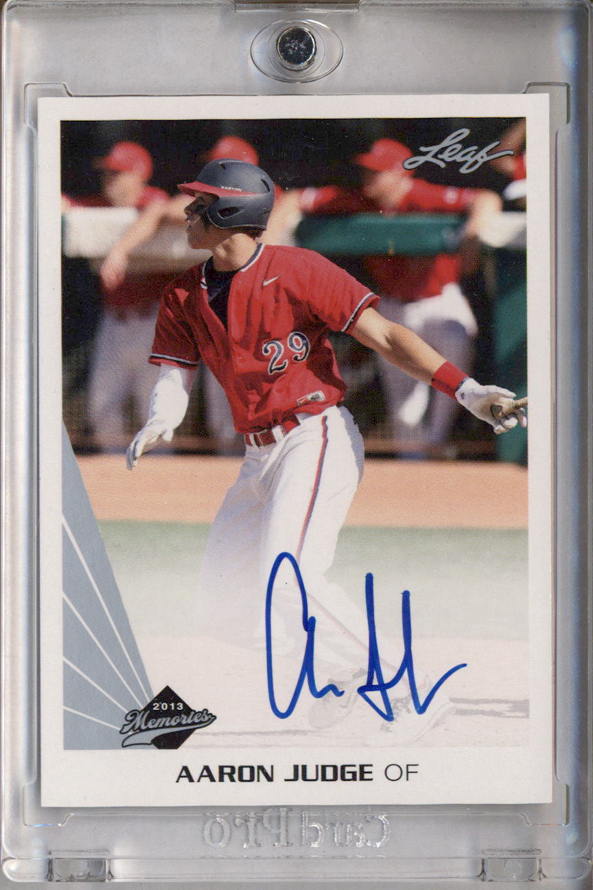 2015 Bowman Inception Prospect Aaron Judge ROOKIE RC AUTO #PA-AJ