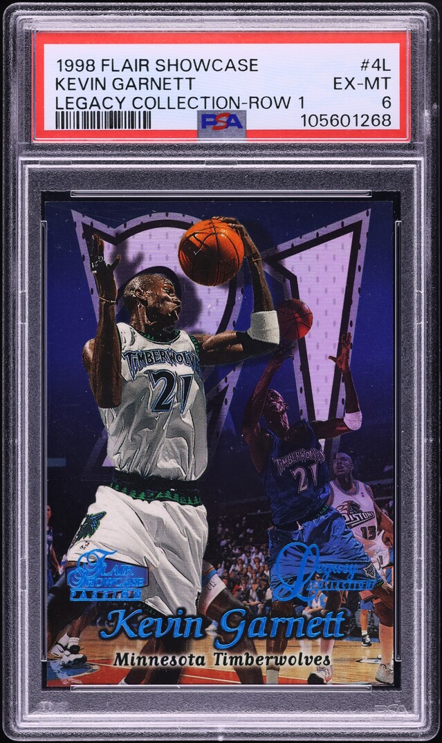 【NBA】98-99 Flair showcase Kevin Garnett 1998-99 Flair Showcase #4 Kevin Garnett | eBay