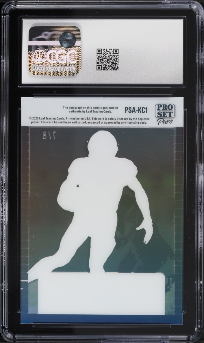 2023 Leaf Pro Set Pure Bronze Spectrum Holo Keon Coleman AUTO /8 #PSA-KC1 CGC 9 MINT