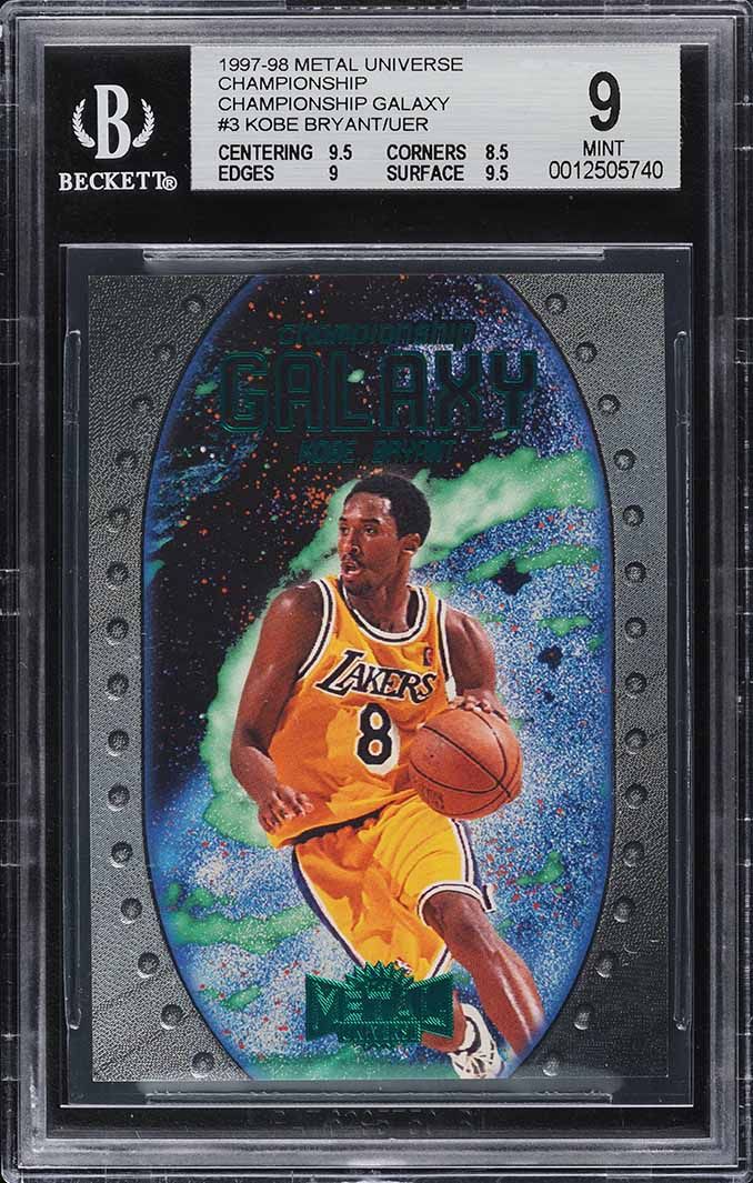 1997 Metal Universe Championship Hardware Kobe Bryant #7 PSA