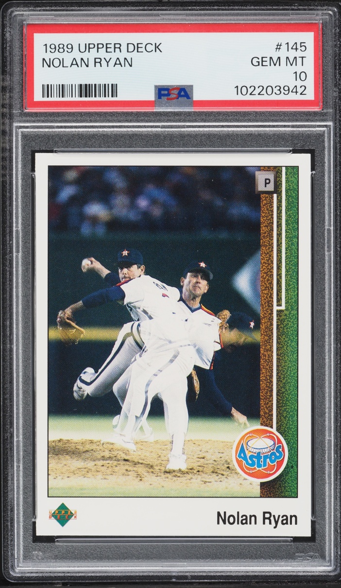 1989 Upper Deck Nolan Ryan #145 PSA 10 GEM MINT