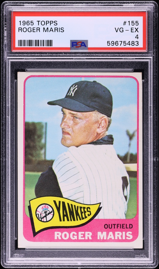 1965 Topps Roger Maris #155 PSA 4 VGEX