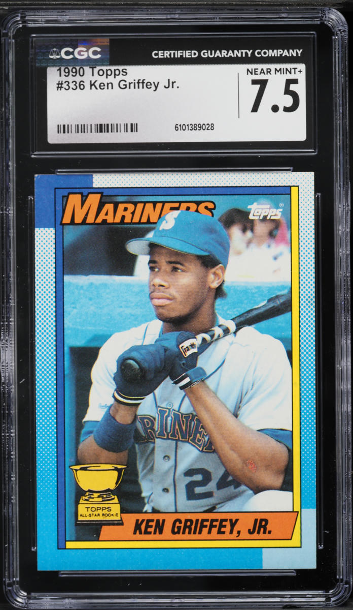 1990 Topps Ken Griffey Jr #336 CGC 7.5 NRMT+