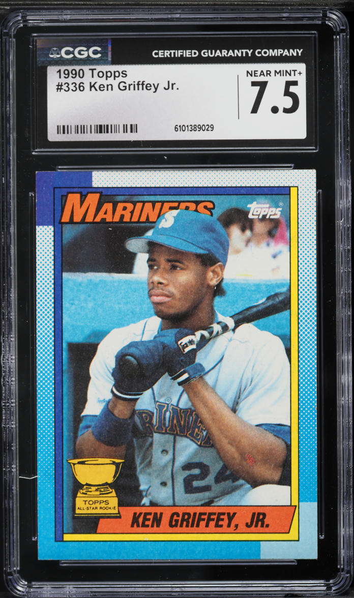 1990 Topps Ken Griffey Jr #336 CGC 7.5 NRMT+