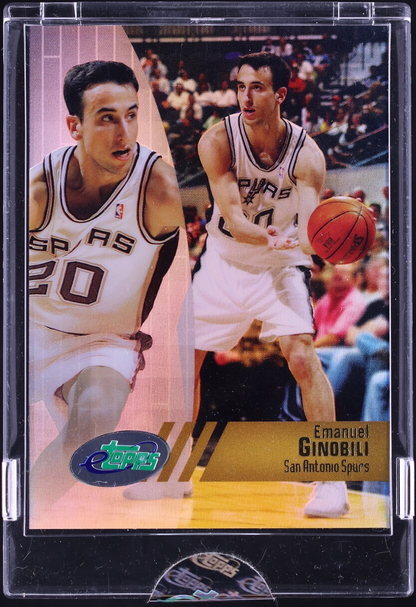 2002 eTopps Basketball Emanuel Ginobili ROOKIE #54