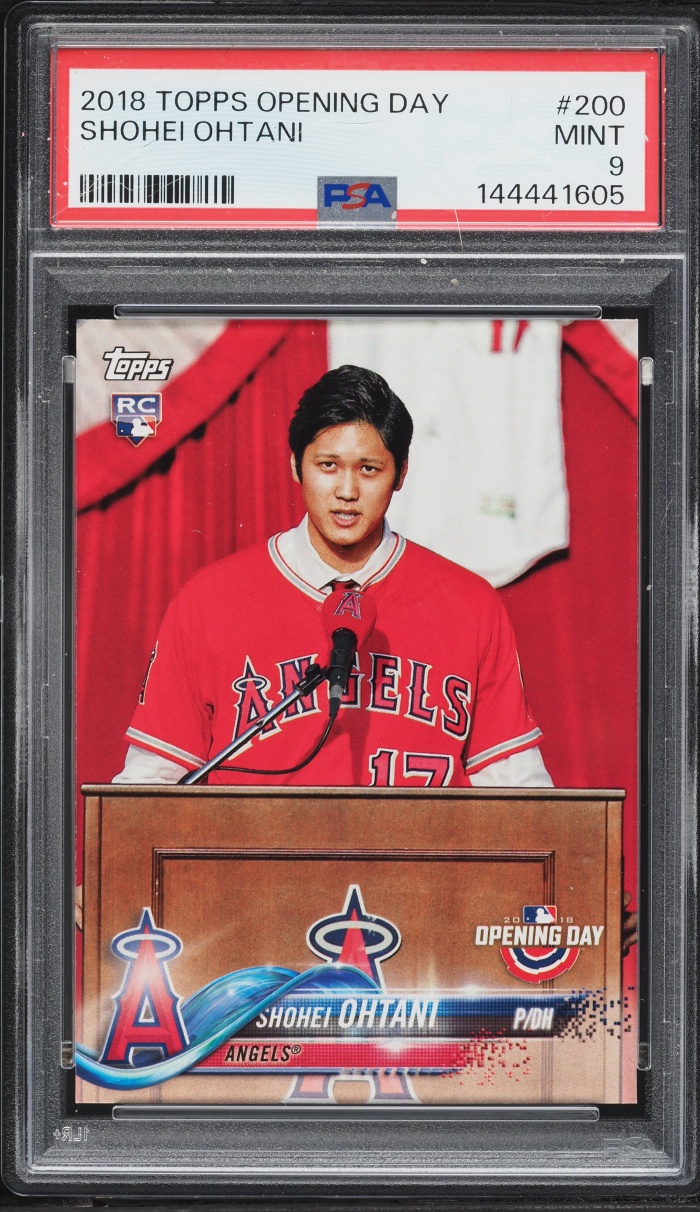 2018 Topps Opening Day Shohei Ohtani ROOKIE #200 PSA 9 MINT