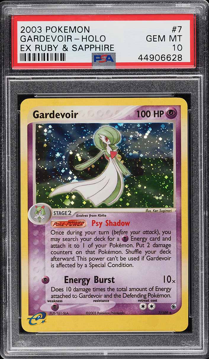 2003 Pokemon Ex Ruby & Sapphire Holo Gardevoir #7 PSA 10 GEM MINT