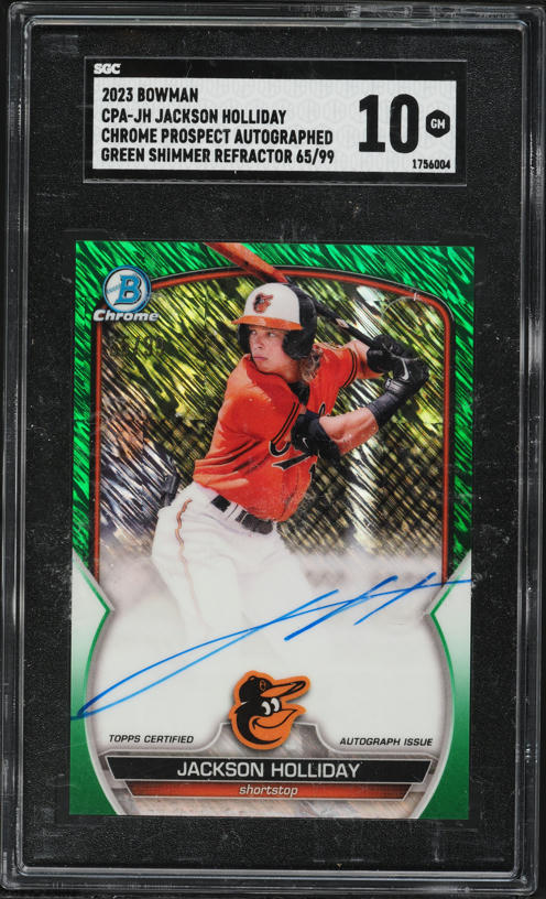 2023 Bowman Sterling Jackson Holliday PROSPECT AUTO #PA-JH PSA 9