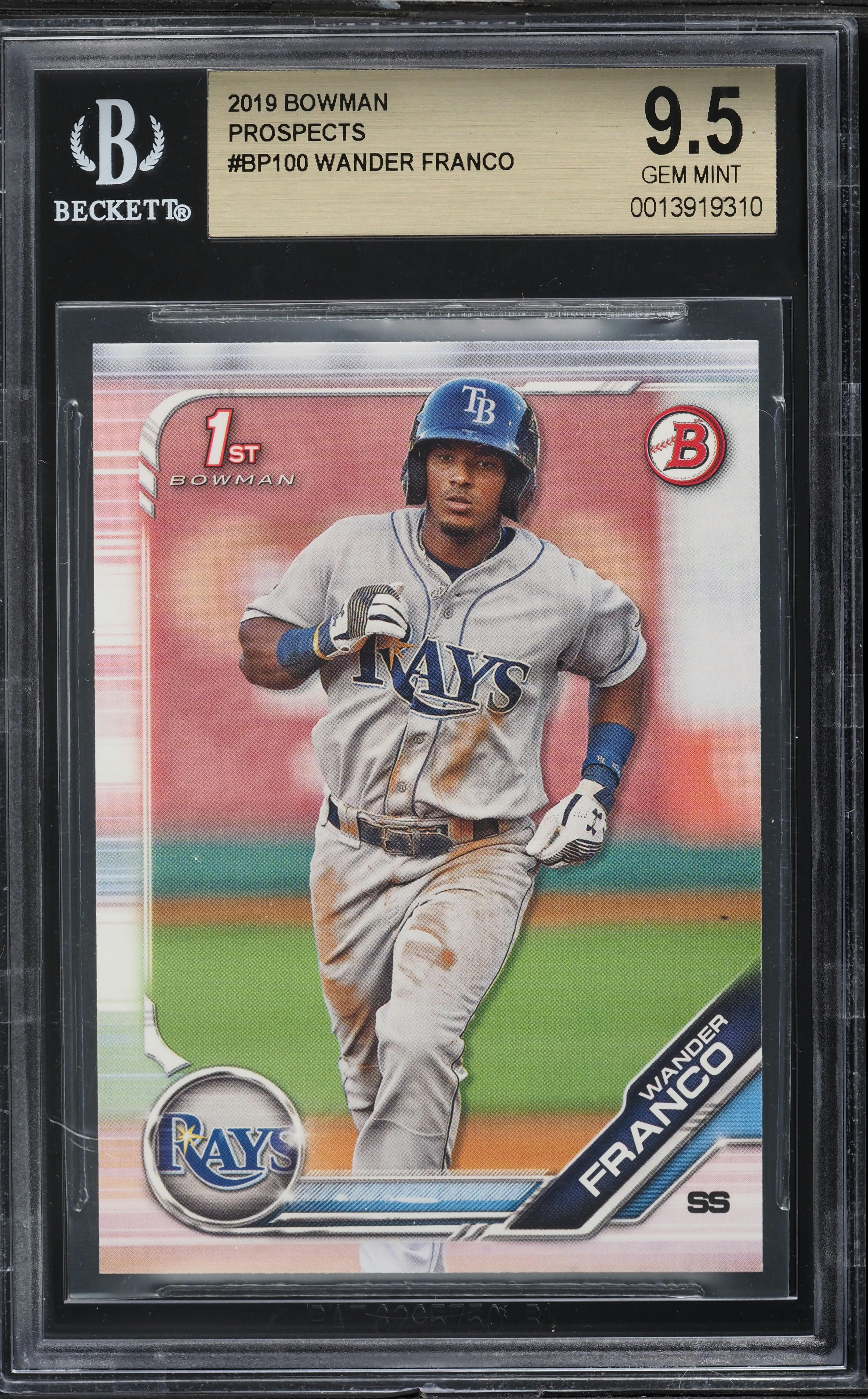 その他 2019 Bowman's Best Atomic Wander Franco WANDER FRANCO 2019 Bowman's Best ATOMIC Refractor Tampa Bay