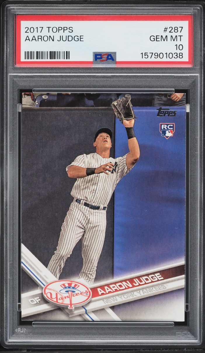 2017 Topps Aaron Judge ROOKIE #287 PSA 10 GEM MINT