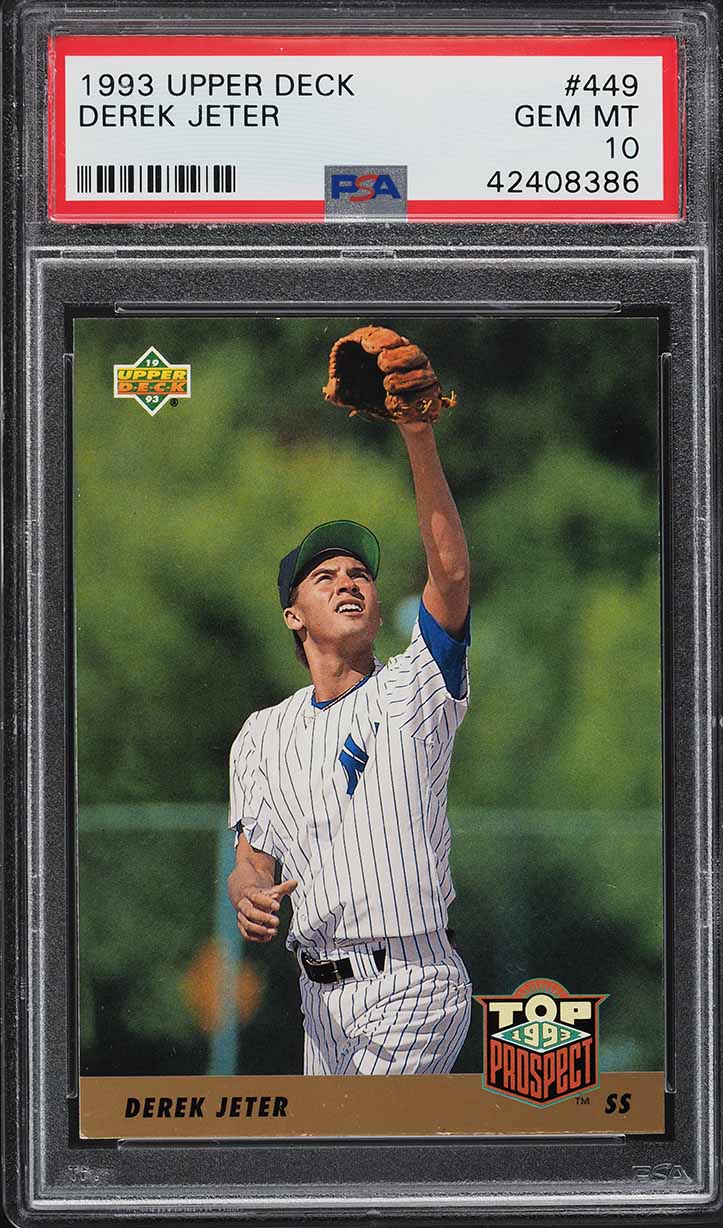 1993 SP Foil Derek Jeter ROOKIE #279 PSA 7 NRMT on Fanatics Collect