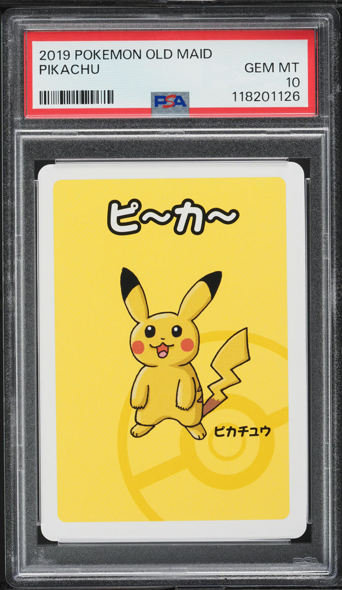 2019 Pokemon Japanese Playing Cards Old Maid Pikachu PSA 10 GEM MINT