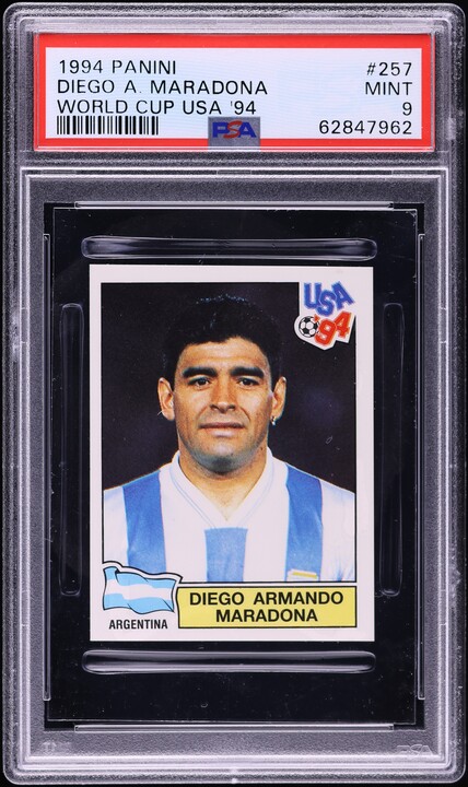 Carte Panini Calciatori 1990/91 #241 Diego Maradona - Excellent état - Non Classée