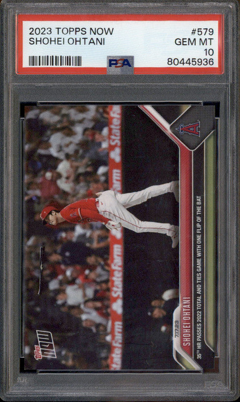 2023 Topps Now #579 Shohei Ohtani PSA 10 on Fanatics Collect