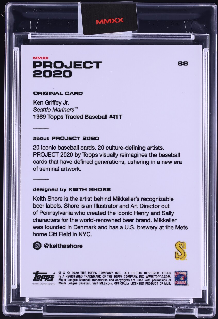 2020 Topps Project 2020 By Keith Shore Ken Griffey Jr. #88