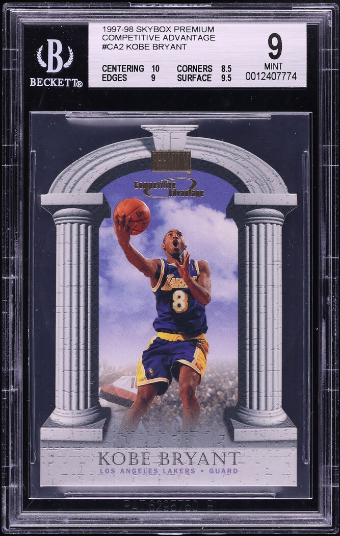 1997 Skybox Premium Competitive Advantage Kobe Bryant #CA2 BGS 9 MINT