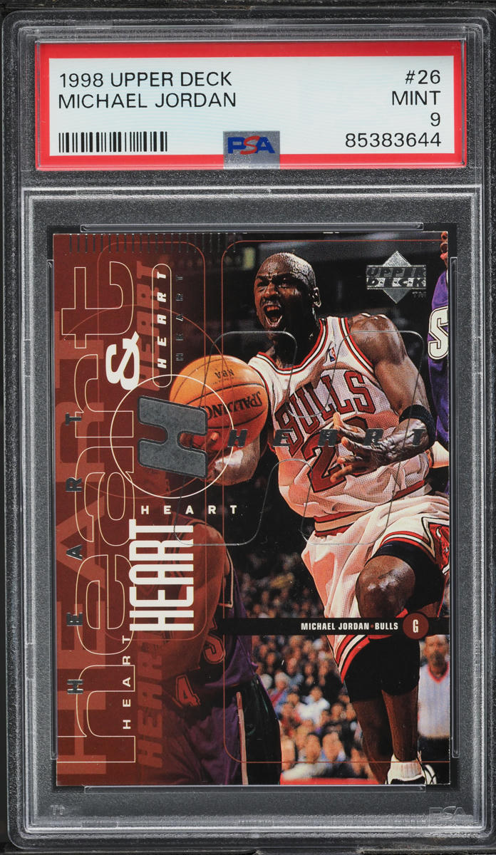 1998 Upper Deck Basketball Michael Jordan #26 PSA 9 MINT