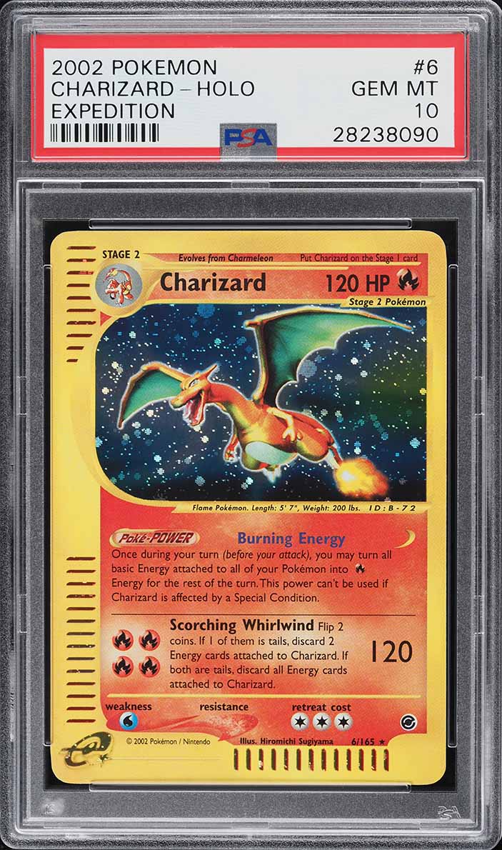 2002 Pokemon Expedition Holo Charizard #6 PSA 10 GEM MINT