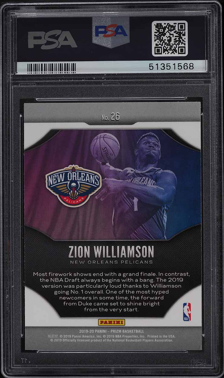 その他 2019-20 panini prizm Zion Williamson RC 2019-20 Prizm Basketball Zion Williamson Rookie Card RC #248