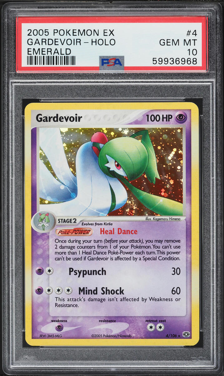 2005 Pokemon EX Emerald Holo Gardevoir #4 PSA 10 GEM MINT