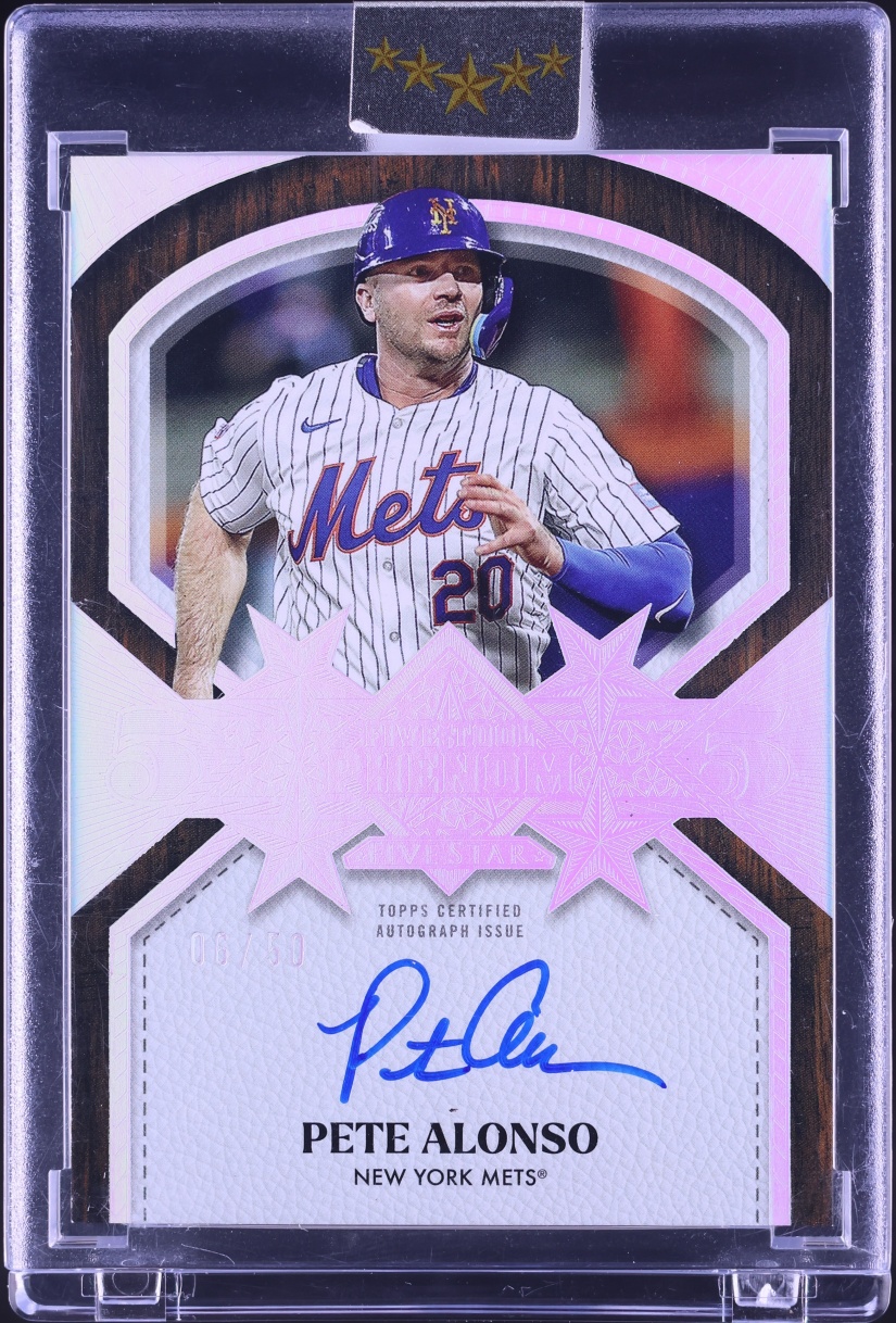 2025 Topps Five Star Five Tool Phenom Pete Alonso AUTO /50 #FTPA-PA