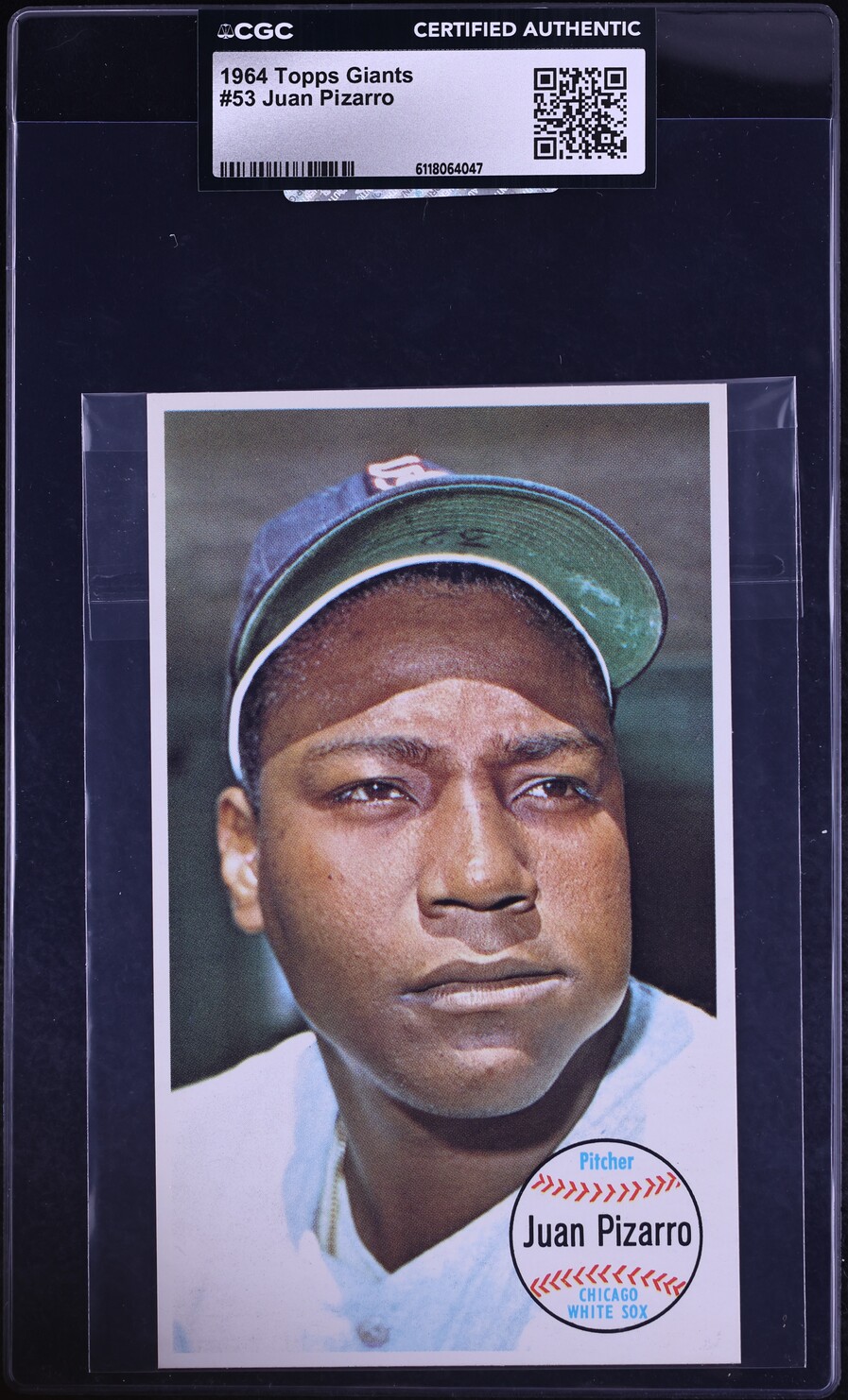 1964 Topps Giants Juan Pizarro #53 CGC AUTH