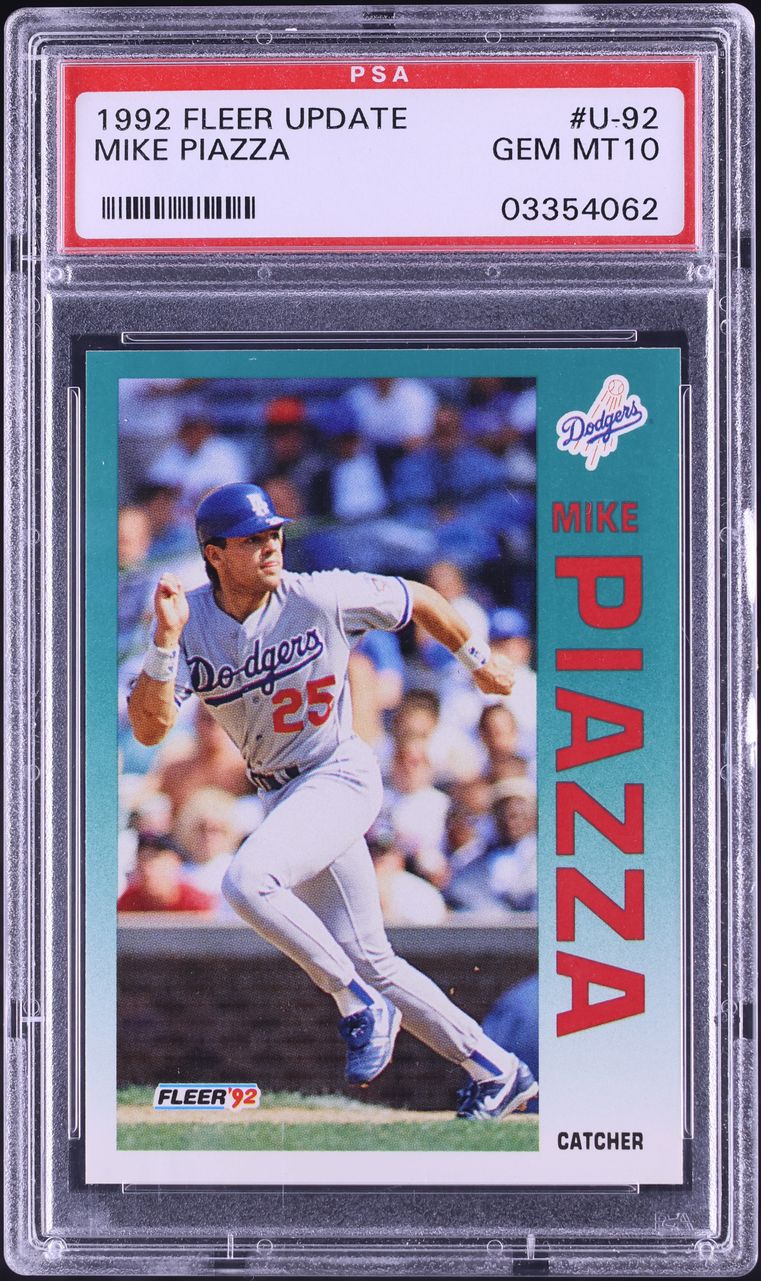 1992 Fleer Update Mike Piazza ROOKIE #U-92 PSA 10 GEM MINT