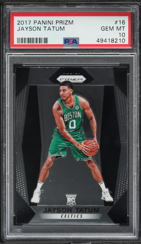 2017 Panini Prizm Mosaic Jayson Tatum ROOKIE RC AUTO /99 #26