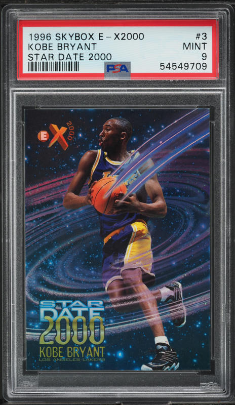 1996 Skybox E-X2000 Kobe Bryant ROOKIE #30 PSA 10 GEM MINT on
