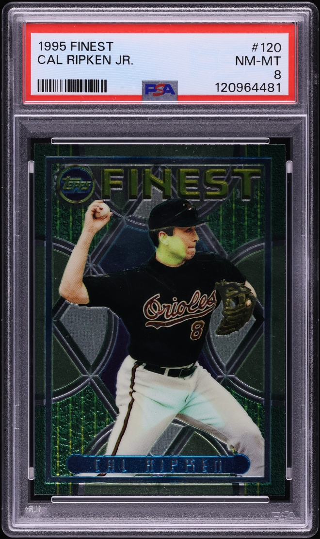 1995 Finest Cal Ripken Jr. #120 PSA 8 NM-MT