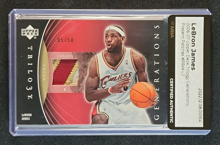 2007 UD Black All-Star Autographs LeBron James AUTO /25