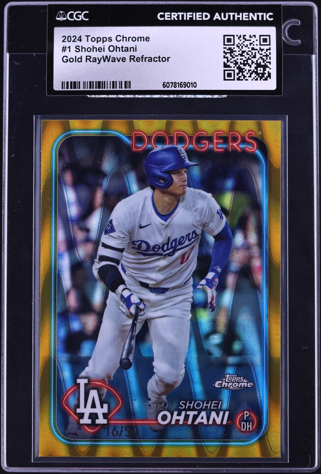 2024 Topps Chrome SSP Image Variations #1 Shohei Ohtani Dugout on