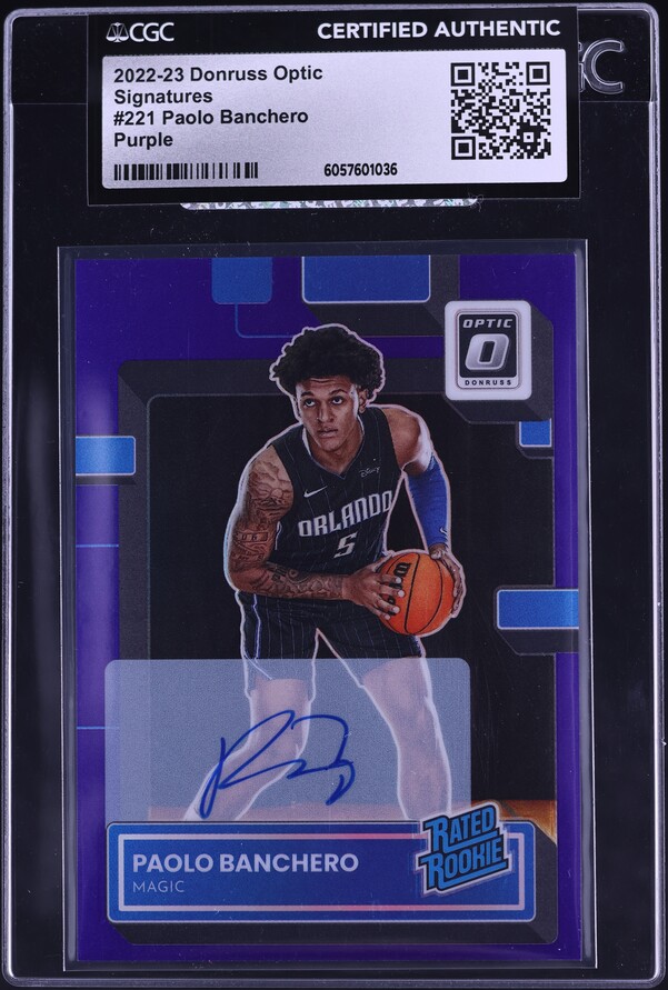 2022 Panini Prizm Silver Paolo Banchero ROOKIE #249 PSA 10 GEM