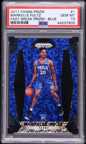 2017 Panini Prizm Markelle Fultz ROOKIE #1 PSA 9 MINT on Fanatics