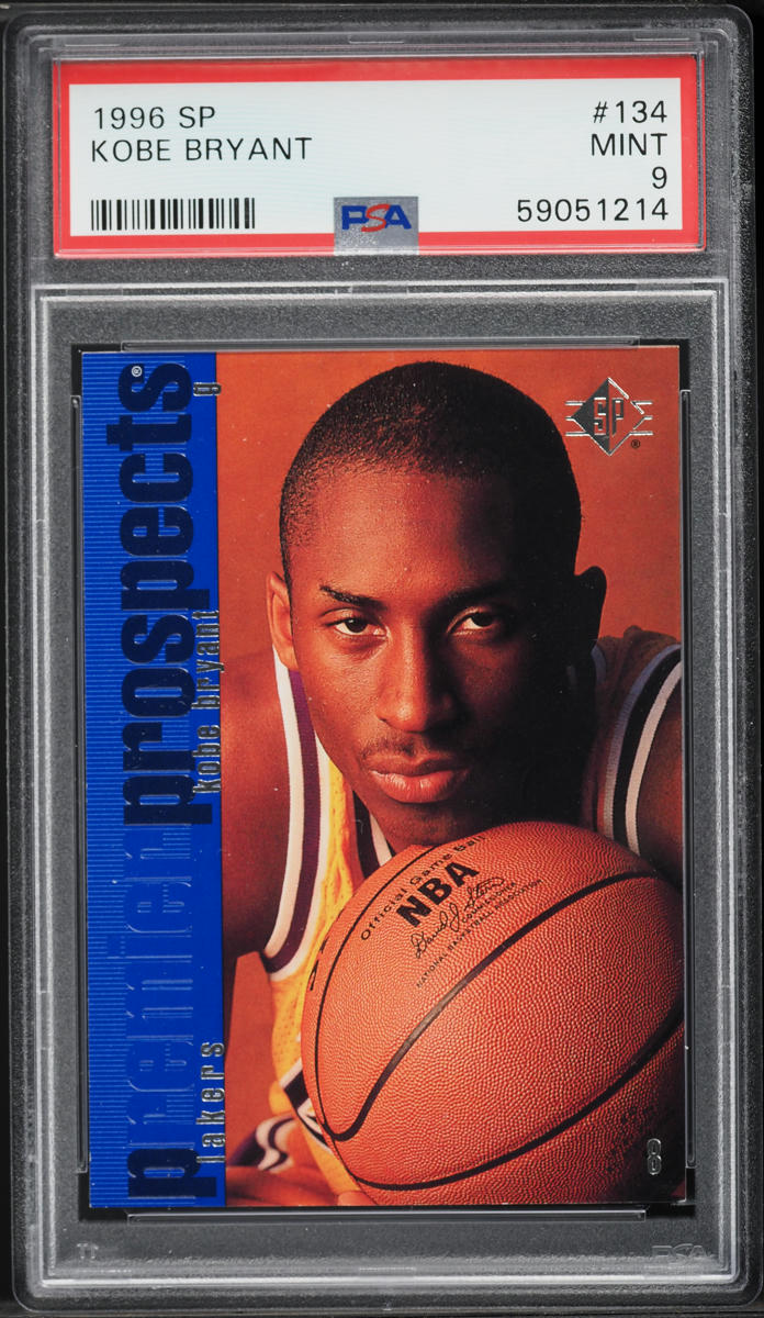 1996 SP Basketball Kobe Bryant ROOKIE #134 PSA 9 MINT