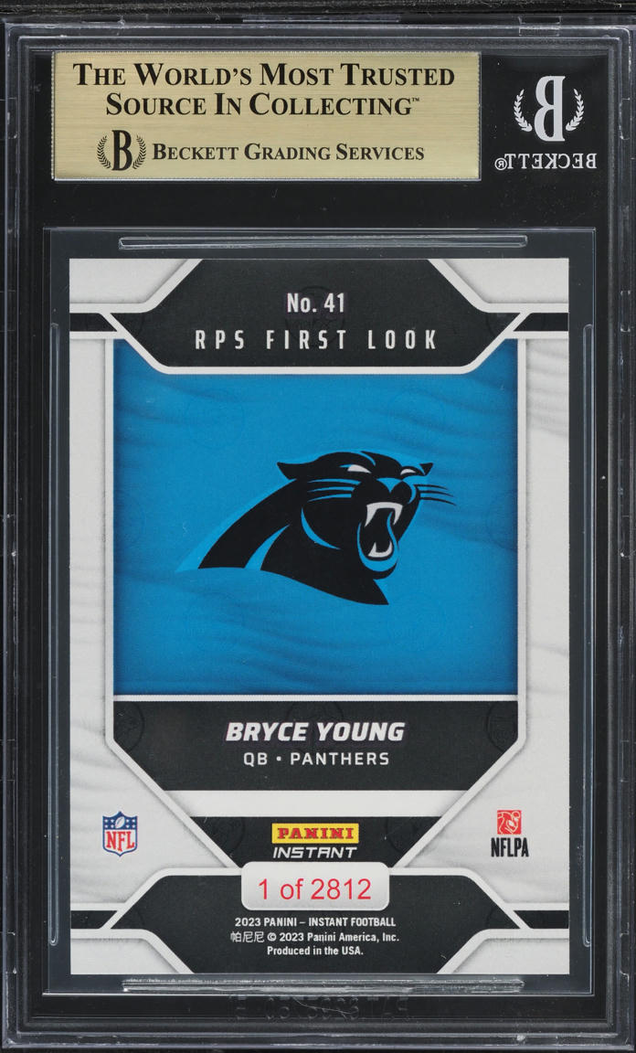 2023 Panini Instant First Look Bryce Young ROOKIE #41 BGS 9.5 GEM MINT
