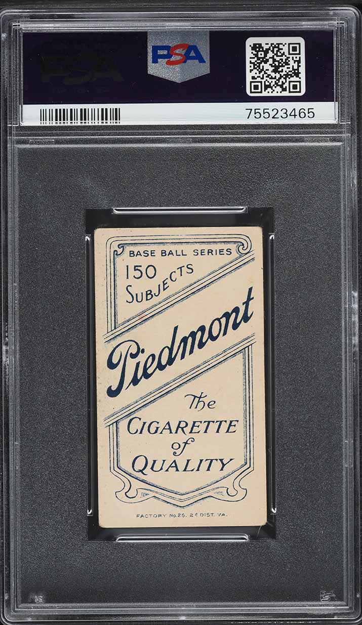 1909-11 T206 Tim Jordan BROOKLYN, PORTRAIT PSA 2.5 GD+